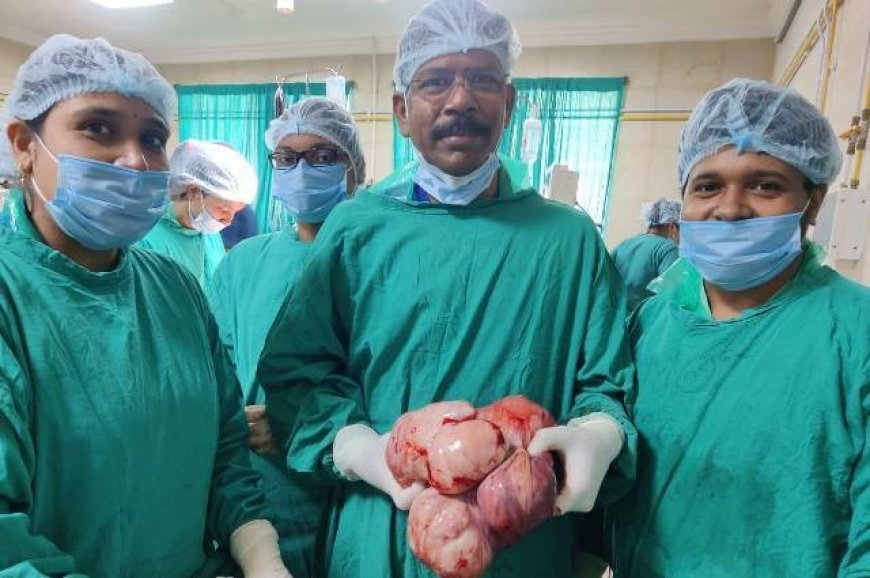 ମହିଳାଙ୍କ ପେଟରୁ ବାହାର କରାଗଲା ବଡ଼ ଟ୍ୟୁମର : ଭିମ୍‌ସାର