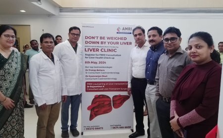 ଆମ୍ରି ହସ୍ପିଟାଲ ପରିସରରେ ଲିଭର କ୍ଲିନିକ ଉଦଘାଟିତ Nabin Odisha BureauN