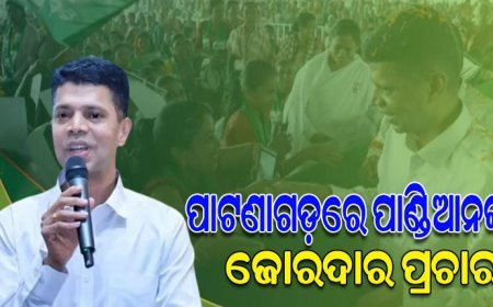 ପାଟଣାଗଡ଼ରେ କାର୍ତ୍ତିକ ପାଣ୍ଡିଆନଙ୍କ ବିଶାଳ ଜନସଭା
