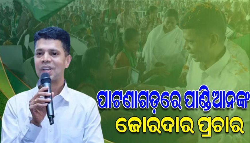 ପାଟଣାଗଡ଼ରେ କାର୍ତ୍ତିକ ପାଣ୍ଡିଆନଙ୍କ ବିଶାଳ ଜନସଭା
