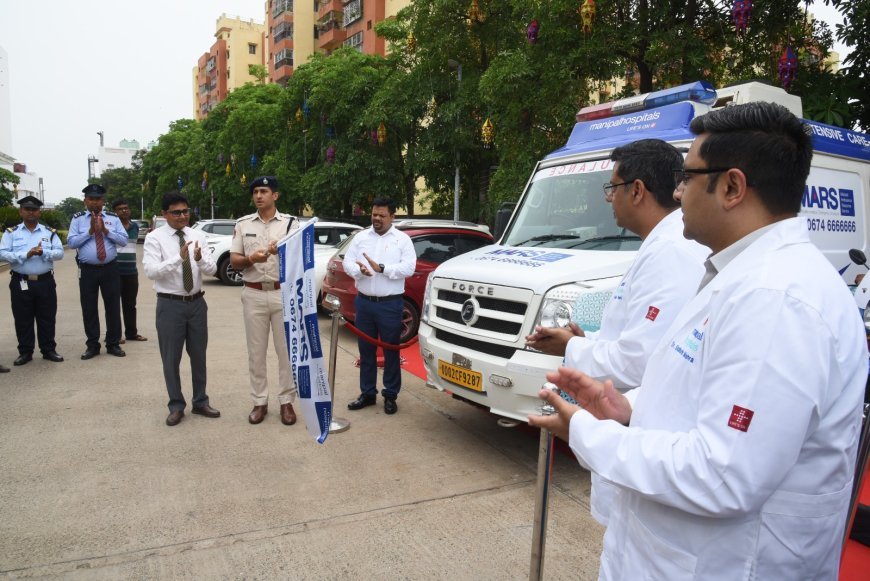 ମଣିପାଲ ହସ୍ପିଟାଲ ଭୁବନେଶ୍ଵର ପକ୍ଷରୁ ଏୟାର ଆମ୍ବୁଲାନ୍ସ ,ବାଇକ୍ ଆମ୍ବୁଲାନ୍ସ ଏବଂ ରୋଡ୍ ଆମ୍ବୁଲାନ୍ସ ସେବା ଆରମ୍ଭ