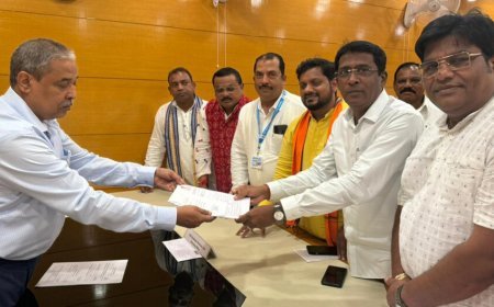 ରାଜ୍ୟସଭା ପାଇଁ ନାମାଙ୍କନ ଦାଖଲ କଲେ ବିଜେପି ନେତା ଜଗନ୍ନାଥ ପ୍ରଧାନ