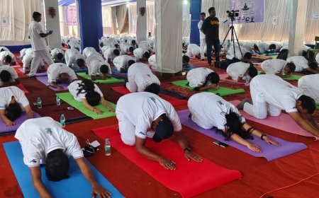 JSW ଷ୍ଟିଲ୍, ଓଡିଶା ଦ୍ୱାରା ଅନ୍ତର୍ଜାତୀୟ ଯୋଗ ଦିବସ ପାଳିତ