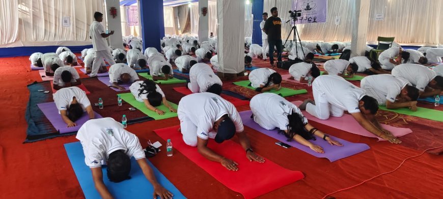 JSW ଷ୍ଟିଲ୍, ଓଡିଶା ଦ୍ୱାରା ଅନ୍ତର୍ଜାତୀୟ ଯୋଗ ଦିବସ ପାଳିତ